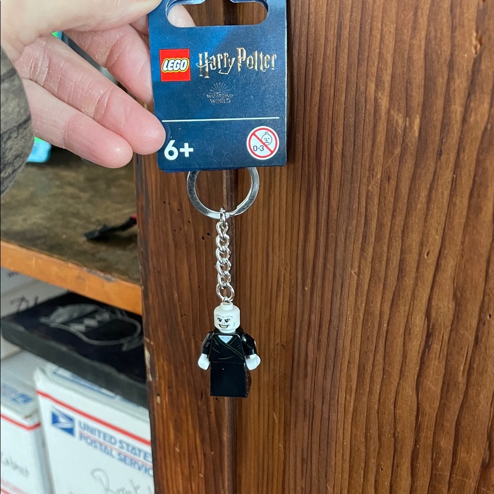 LEGO Harry Potter Black and White Keychain
